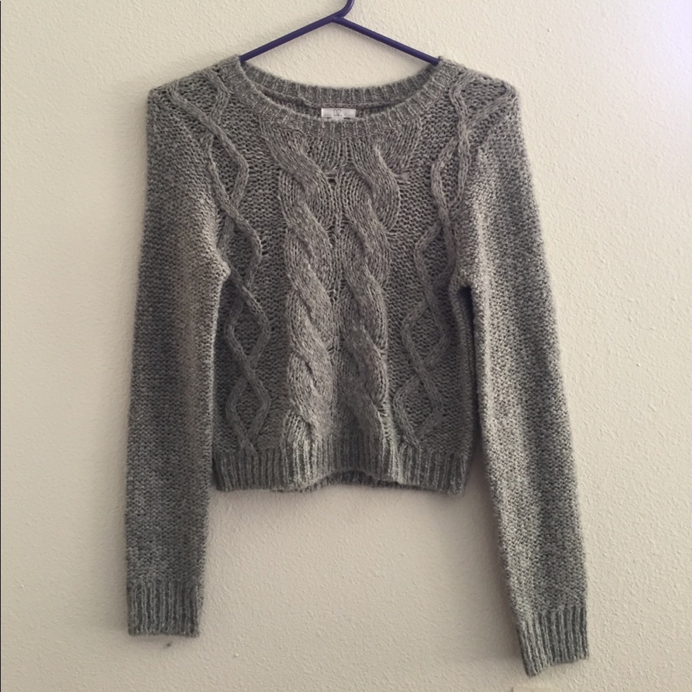 Grey Cableknit